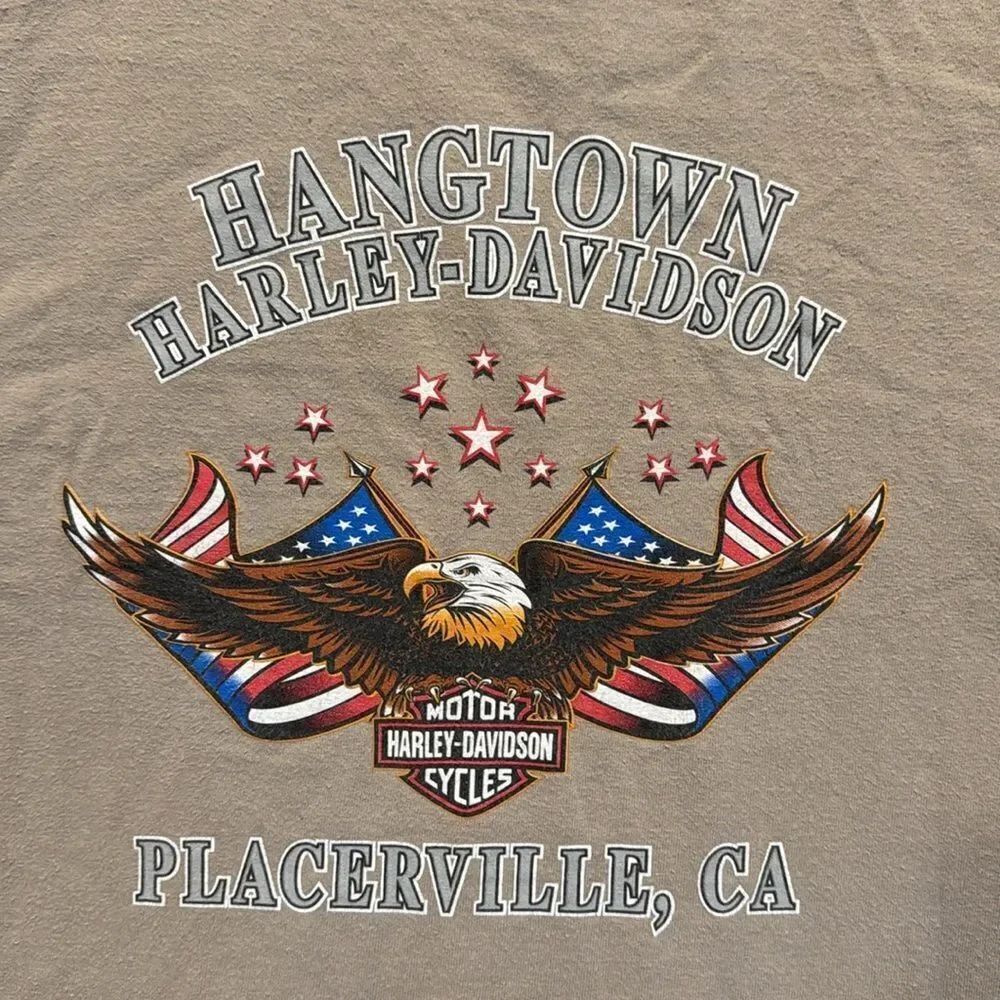 Vintage Harley-Davidson, crewneck T-shirt, Placerville, California size medium